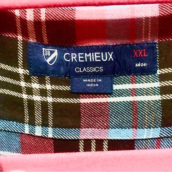 Chremieux plaid mens button down shirt. Like new- xxl - Picture 6 of 6